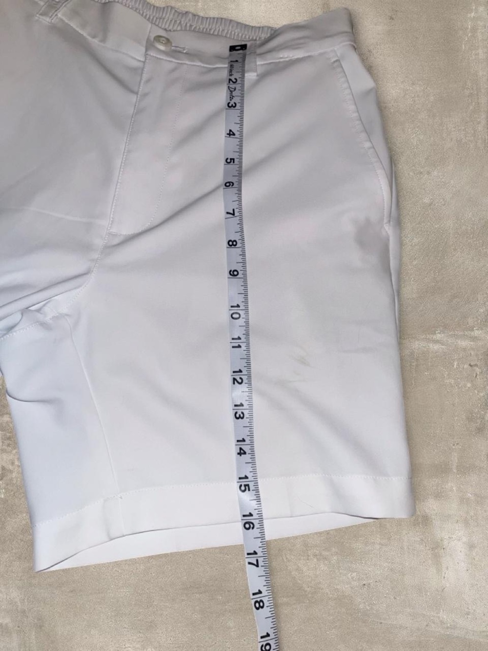 Roundtree & Yorke Performance White Golf Shorts Men’s Size 32 - Picture 4 of 5